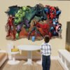 Superhero Avengers Decal Self-adhesive Vinyl Poster Wall Sticker
