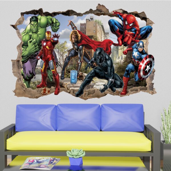 Superhero Avengers Decal Wall Sticker