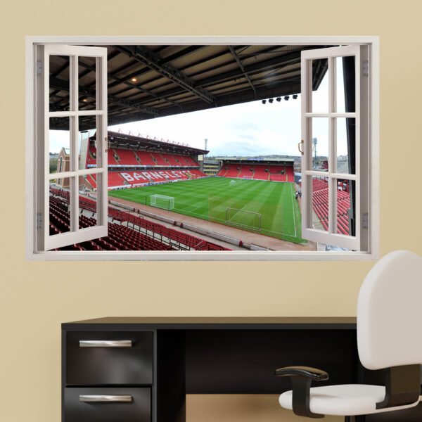 Football Stadium Scenery Barnsley Wall Art Decal Self-adhesive Poster
