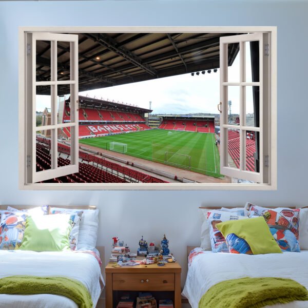 Football Stadium Scenery Barnsley Wall Art Decal Self-adhesive Poster