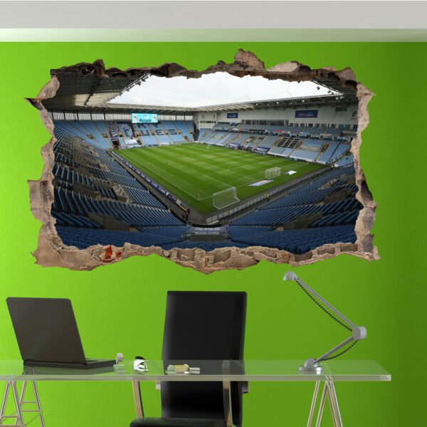 Football Stadium Scenery Coventry Wall Art Decal Self-adhesive Poster Sticker