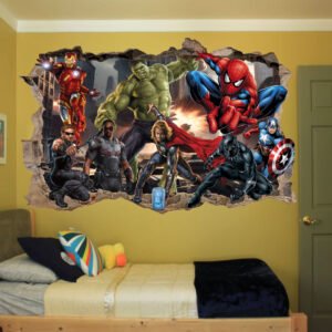 Avenger Superheroes Decal Wall Sticker Art Self-adhesive Vinyl Poster